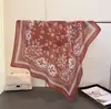Lenço de Algodão e Linho Espinha de Peixe Elegante Retrô Quadrado Pequeno Lenço de Cabeça Imitação de Veludo Echarpe Proteção Solar Lenço de Pescoço Lenço Feminino