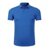 Camisa Polo de Algodón Sedoso con Iones de Hielo Estampado de Logo Personalizado para Ropa de Trabajo Cuello Solapa Color Sólido Manga Corta Hecho a Pedido Camisa Publicitaria Ropa de Trabajo