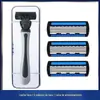 Manual de fornecimento transfronteiriço lâmina de seis camadas lâmina de aço inoxidável cabeça de corte de seis camadas para homens preço de atacado de fábrica