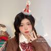 Grampo de Cabelo de Natal Enfeites de Cabelo Chifre de Rena Clipe Superior de Menina Árvore de Natal Desenhada Clipe Lateral Grampo de Cabelo Clipe de Adorno de Cabeça