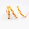 10mm Halloween Ribbon Halloween Party Scene Decoração Bow Headwear Material Inglês Carta Fita de cor sólida