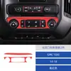 Adesivo Decorativo Painel de Controle de Saída de Ar Preto Piano para Modificação de Interior de Carro Gmc 1500 14-18
