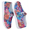 2025 Temu Transfronterizo Floral Lazo Delantero Caña Baja Talla Grande Moda Deportiva Casual para Mujer Estilo Europeo y Americano Diseño Floral