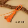 Pingente de Borla de Fio de Algodão Torcido à Mão Estilo Xizang Pingente de Borla Brocado Song Acessório de Presente Cultural e Criativo Chaveiro Cordão DIY