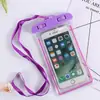 Bolsa impermeável luminosa para celular, bolsa à prova d'água para áreas externas, praia, natação, mergulho, câmera, fotografia, bolsa de água de 6 polegadas