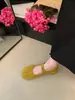 Nuevos Zapatos Individuales de Estilo Francés para Otoño 2026, de Tacón Bajo, Punta Cuadrada y Punta Dividida con Hebilla, para Todas las Estaciones