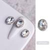 Broca de unha Internet Celebridade Explosiva Diamante Jóias Cor Mágica AB Liga Diamante Luz Luxo Super Flash Gota D'água Broca Quadrada Decoração de Unhas