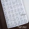 Decoraciones Brillantes K9 Sin Base Apiladas de Pedrería para Uñas Cuadradas de Azúcar Coloridas Versátiles Accesorios Terminados de Pedrería para Uñas
