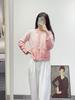 Otoño e invierno 2024 Nuevo cárdigan de punto elegante de estilo Chanel que combina con todo Abrigo pequeño Top de mujer que combina con todo