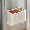 Pegatina Magnética para Refrigerador Estante de Almacenamiento Multifuncional Magnético 2025 Nuevo Cesta Colgante Caja de Almacenamiento Creativa Multifuncional Metal