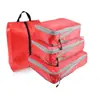 Juego de Cuatro Bolsas de Compresión para Viaje Personalizadas, Impermeables, a Prueba de Polvo, a Prueba de Humedad, para Maletas de Viaje y Bolsas de Empaque para Mudanzas