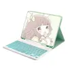 Capa Teclado Bluetooth Sem Fio Retroiluminada Colorida 2025 iPad Pro11air7M3 Capa de Couro Plana West 9