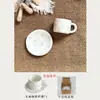 Belleza atemporal - Taza de café y platillo de cerámica con forma de nube de alta estética y gran capacidad, vaso de agua para uso doméstico, exquisito plato para postre de té de la tarde
