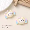 Dibujos animados DIY accesorios de resina accesorios caramelo animal pegamento de crema pinza para el pelo hecha a mano funda para teléfono móvil hebilla de zapato accesorios lote