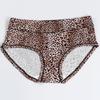 Ropa Interior para Mujer Tallas Grandes Estilo Europeo y Americano, Bragas Sexy con Estampado de Leopardo de Cintura Media-Alta, Que No se Descoloran ni Manchan