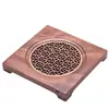 Alfombrilla Creativa de Madera de Nogal para Tetera, Posavasos Doméstico para Tetera, Alfombrilla de Té, Accesorio para Ceremonia del Té, Soporte para Tetera, Accesorio para Juego de Té Kung Fu