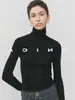 Disfrute de la Piel Mejorado 2ª Generación Lavable a Máquina Lana de Oro 160S Biella Cuello Semifino Camiseta Base
