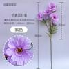 Azaleia bairiju de 6 cabeças flor artificial salão de casamento hotel Decoração de arranjo de flores de rua Decoração de flor de seda