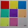 A4 Celofane Colorido PVC Folha Plástica Transparente Jardim de Infância Criação Ambiental Luz e Sombra Reconhecimento de Cores Folha Plástica Sete Cores Papel Transmissor de Luz