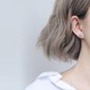 Pendientes de asta para mujer, estilo japonés y coreano, sencillos y pequeños, de piedra lunar, chapados en plata, accesorios para las orejas de estudiantes.