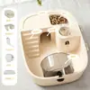 Suministros para Mascotas Jaula para Hámster Hámster Dorado Jaula Portátil de Lujo Acrílica Espacio Amplio Jaula para Hámster Dropshipping