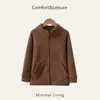 Abrigo de Terciopelo Aoli Otoño e Invierno, Estilo Padre-Hijo, Abrigo Espeso con Forro de Polar para Niños, Prenda Superior Caliente, Abrigo para Niños y Niñas, Terciopelo por Ambos Lados