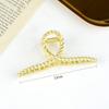 Horquilla de metal con forma de tiburón para el pelo, pinza sencilla para el pelo, estilo coreano, elegante, mediana, para celebridades de Internet