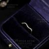Anel H de Gota de Óleo Perolado Branco Conjunto de Duas Peças Micro-incrustado Zircônia Luxo Leve Elegante Feminino Oito Aberturas