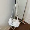 Bolsa de Lunares con Cordón Tipo Dumpling para Mujer 2026 Nuevo Estilo Coreano Bolso de Hombro de Gran Capacidad para Viajes Diarios y Uso Diario Bolso Cruzado