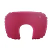 Almohada inflable de PVC con flockeo BB, almohada inflable para el cuello, almohada de juguete inflable, almohada alta