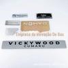 Equipamentos mecânicos Galvanoplastia Serigrafia Placas de metal Corrosão de aço inoxidável Placas de alumínio Amostra personalizada Logotipo personalizado do fabricante