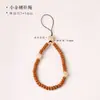 Cordão de celular pequeno Vajra estilo Xizang, cordão de pulso curto estilo étnico com estrela e lua Bodhi para mulheres, atacado