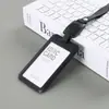 Porta-Crachá de Escritório Retrátil com Cordão Retrátil para Crachás de Funcionário e Crachás de Trabalho