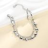 Pulsera Apilable de Amor con Diamantes Completos de Dos Capas de Moda Lujo Ligero Regalo de Cumpleaños para Novia Pulsera Doble Capa de Diamantes Destellantes de Amor