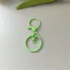 Fecho de Lagosta Colorido Pintado em Liga de Zinco Formato 8 Conjunto de 3 Peças Chaveiro Acessório DIY Gancho Cabide para Brinquedo de Pelúcia