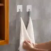 Gancho invisible sin costuras en plata cepillada, gancho adhesivo sin taladro, fuerte fuerza adhesiva, adecuado para usar en paredes y detrás de puertas, gancho adhesivo pequeño