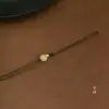 Cordón para Teléfono con Diseño de Estrella y Luna, Cuerda con Colgante de Perla Plateada, Cuerda para Accesorios de Jade Semi-Terminada DIY, Cordón para Coche Hecho a Mano