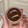Nuevo Anillo de Flor de Circonia Color Dopamina Jardín de Monet para Mujer Diseño de Nicho Sentido de la Personalidad Anillo Dulce para el Dedo