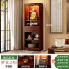 Altar de oferendas simples estilo chinês, mesa de incenso para uso doméstico, armário em pé do Bodhisattva Guanyin, armário do Deus da Riqueza