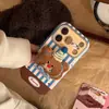 Muñeco de Animal de Peluche Adecuado para Funda de Teléfono 17Promax Apple iPhone 18 3D 16 Cuero 14 Funda Suave 15
