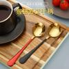 Serie 1010 Cuchara de Acero Inoxidable Cuchara Redonda para Helado de Verano Mango Largo Engrosado Fábrica Jieyang Venta al por Mayor Cuchara para Sandía