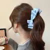 Accesorio para el Cabello Semirecogido Estilo Nuevo 2026: Pinza de Plátano de Malla, Pinza de Garra Francesa con Lazo Negro, Pinza para el Cabello de Lunares para la Parte Posterior de la Cabeza
