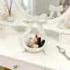 Estilo Ins Postmoderno Lujo Ligero Impreso en 3D Moño Bandeja de Almacenamiento de Joyería Decoración del Hogar Estilo Girly Caja de Almacenamiento