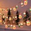 Árbol de Navidad de plástico LED más vendido transfronterizo, luces de cadena de Papá Noel, muñeco de nieve, decoración para fiestas navideñas, luces de ambiente al por mayor