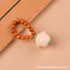 Pedra de oliva tecida à mão com contas de bodhi Acessórios DIY para pulseiras, artesanato com contas, itens decorativos e contas para pendurar