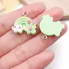 Colgante de Resina de Dibujos Animados Transfronterizo Nube Arcoíris Dulce Estrella Colgante Hecho a Mano DIY Colgante para Collar Pendientes Accesorios de Joyería