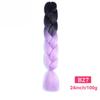 Xuchang en stock, trenza de doble color, trenza jumbo, peluca africana, trenza sucia, trenza degradada, cabello, venta al por mayor