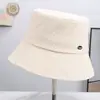 Moda Coreana Nuevo Sombrero de Pescador Transpirable y Cómodo para Primavera y Verano, Ala Ancha Retro, Estilo Fresco, Sombrero de Cubo Adelgazante
