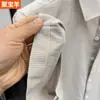 Camisa de manga corta con bolsillo moda camisa a rayas hombre 2025 verano nuevo cuello solapa pulgada fina top profesional