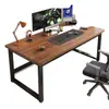 Escritorio de computadora, escritorio de oficina en casa, escritorio de estudio para estudiantes, mesa larga de pared, escritorio simple para viviendas de alquiler